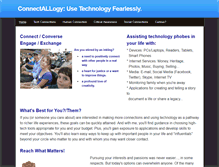 Tablet Screenshot of connectallogy.com
